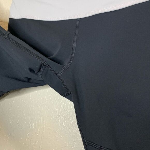 Lululemon run for it crops black pig pink - Picture 4 of 13